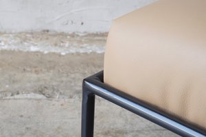 Iron and Leather Daybed