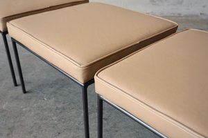 Iron & Leather Stools/Ottomans