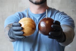 Oversized Wooden Ball ‘Hooks’