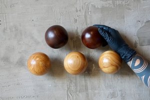 Oversized Wooden Ball ‘Hooks’