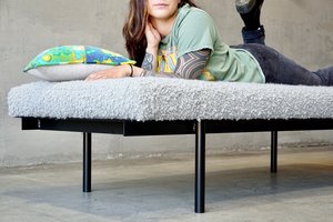 Iron & Boucle Daybed