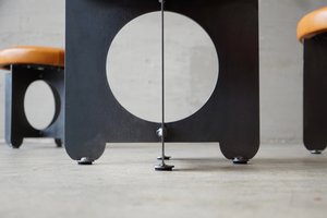 Intersect Steel Swivel Stools