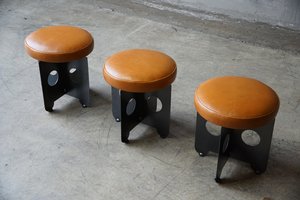 Intersect Steel Swivel Stools