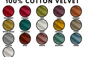 F&F Cotton Velvet Samples