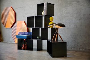 Modular Steel Cube Storage