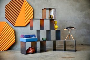 Modular Steel Cube Storage