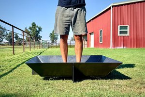 Steel 'Polygon' Fire Pit