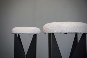 Steel 'Butterfly' Counter Stools