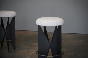 Steel 'Butterfly' Counter Stools