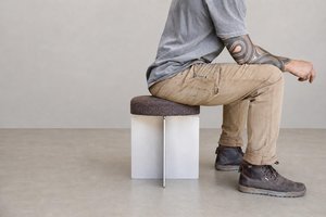 Steel 'Axis' Stools