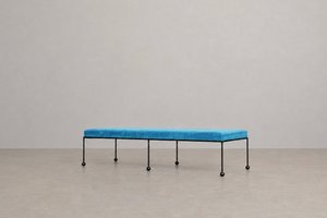Iron Framed 'French' Bench
