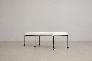 Iron Framed 'French' Bench