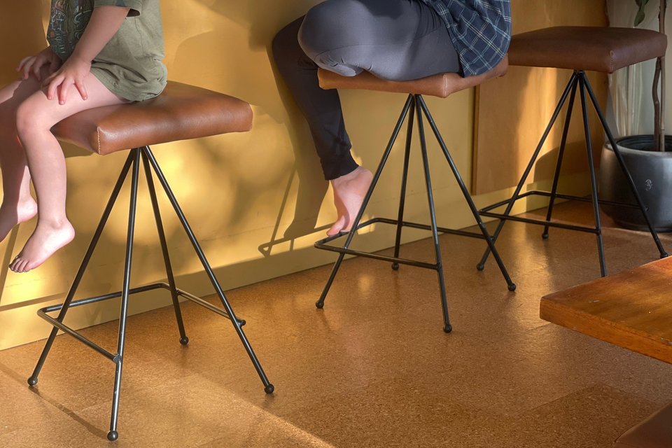 Made to Order Iron Modernist Stools.