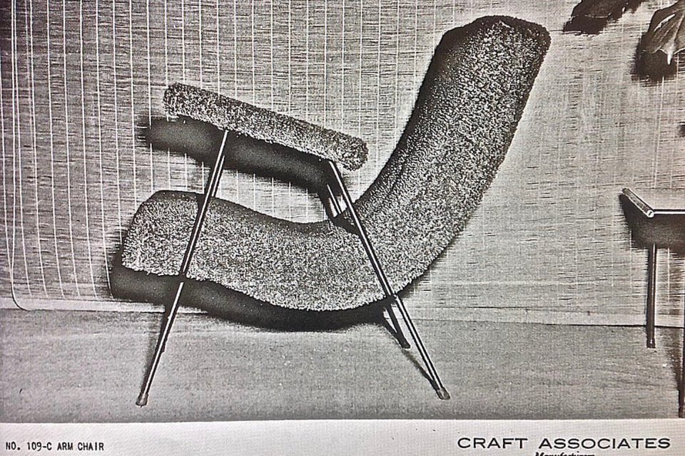Adrian Pearsall Style Lounge Chair