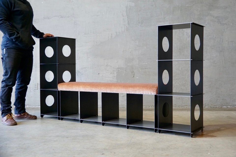 Steel ‘Intersect’ Record Storage