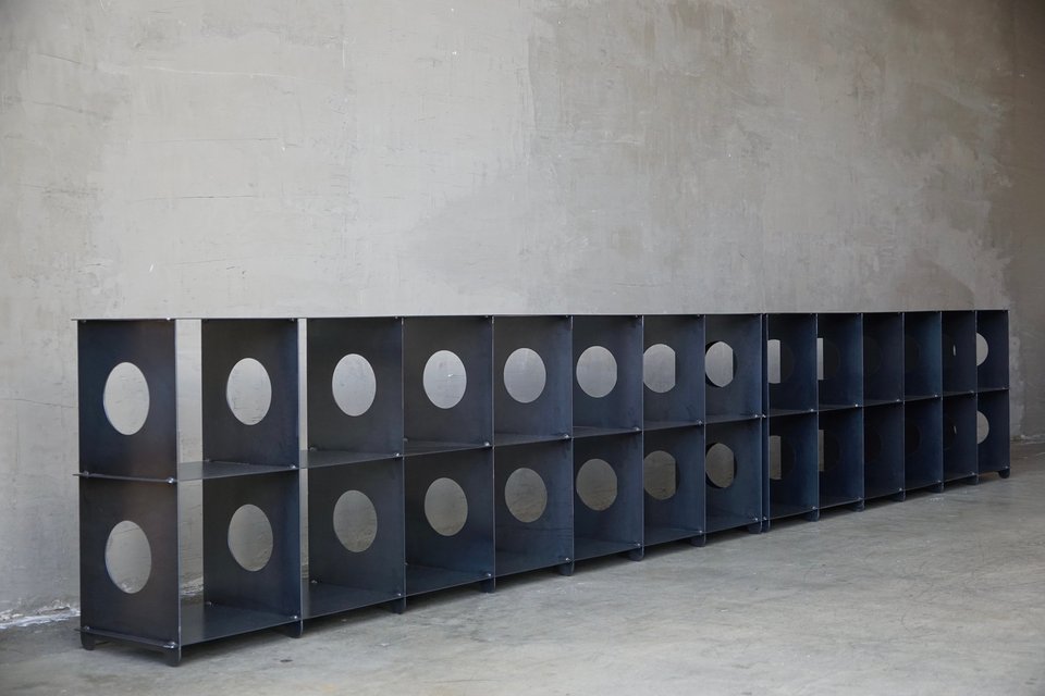 Steel ‘Intersect’ Record Storage