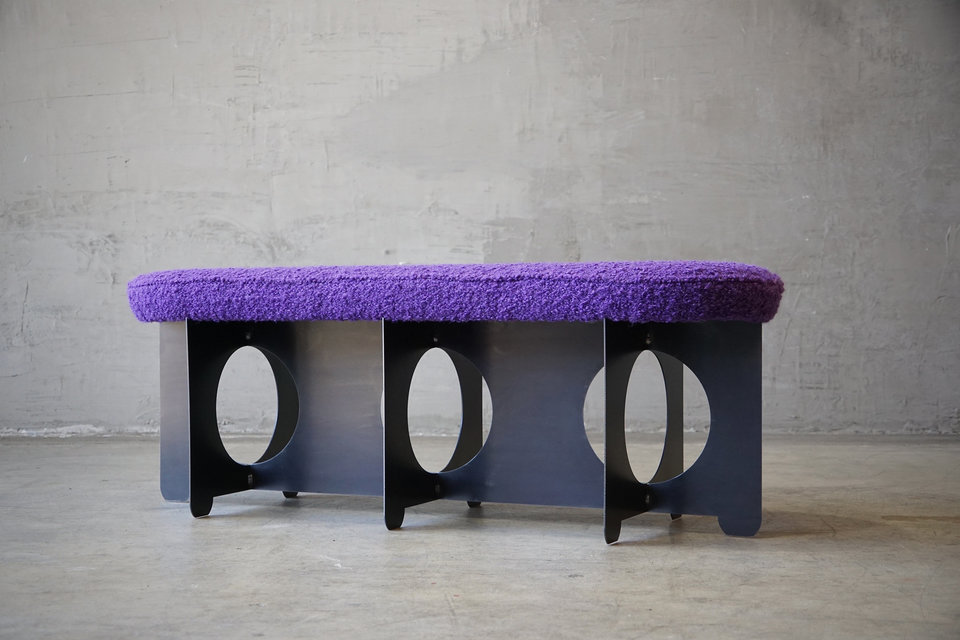 Architectural ‘Intersect’ Steel Benches