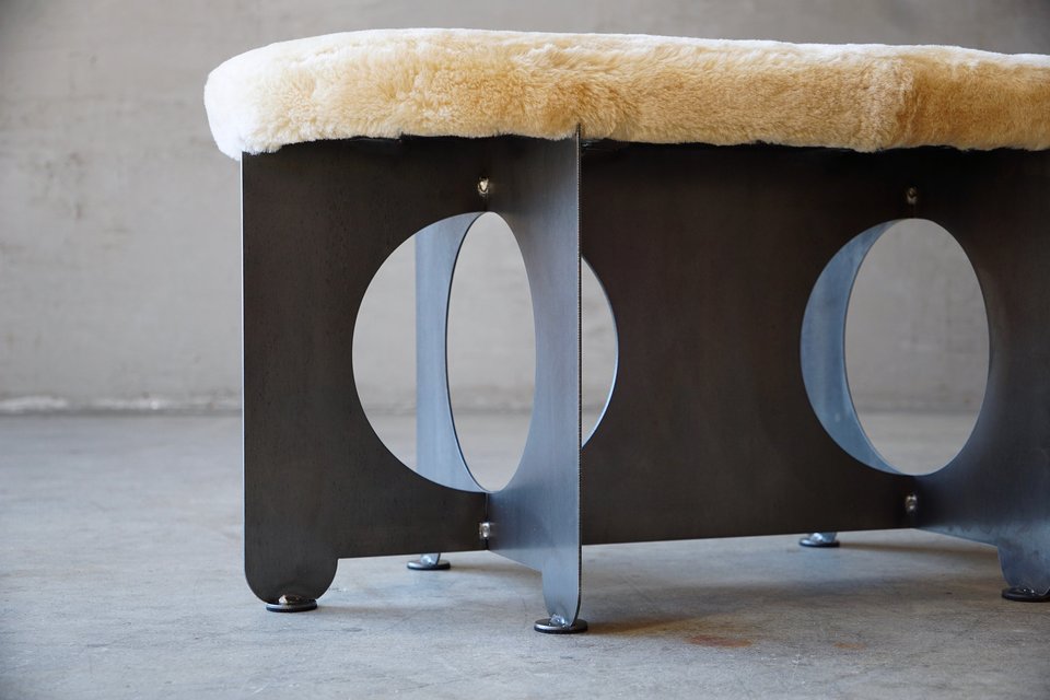 Architectural ‘Intersect’ Steel Benches