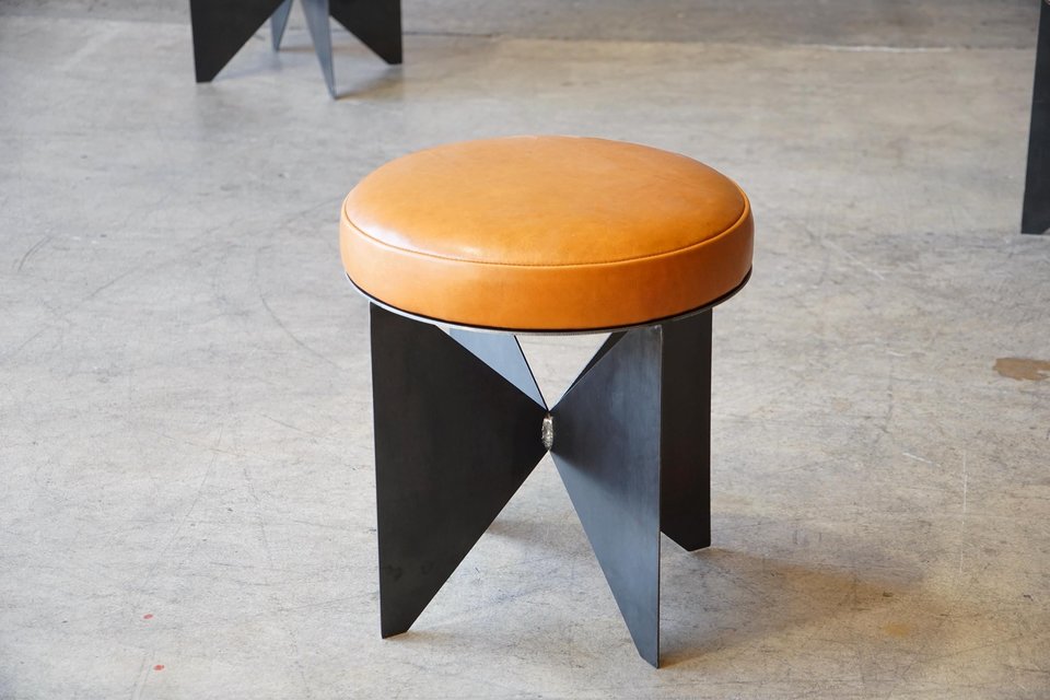 Architectural Steel 'Butterfly' Stools