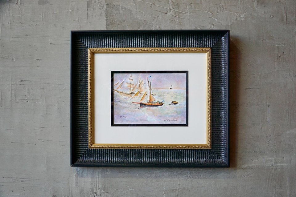 Urbaine Huchet Pencil Signed Lithograph