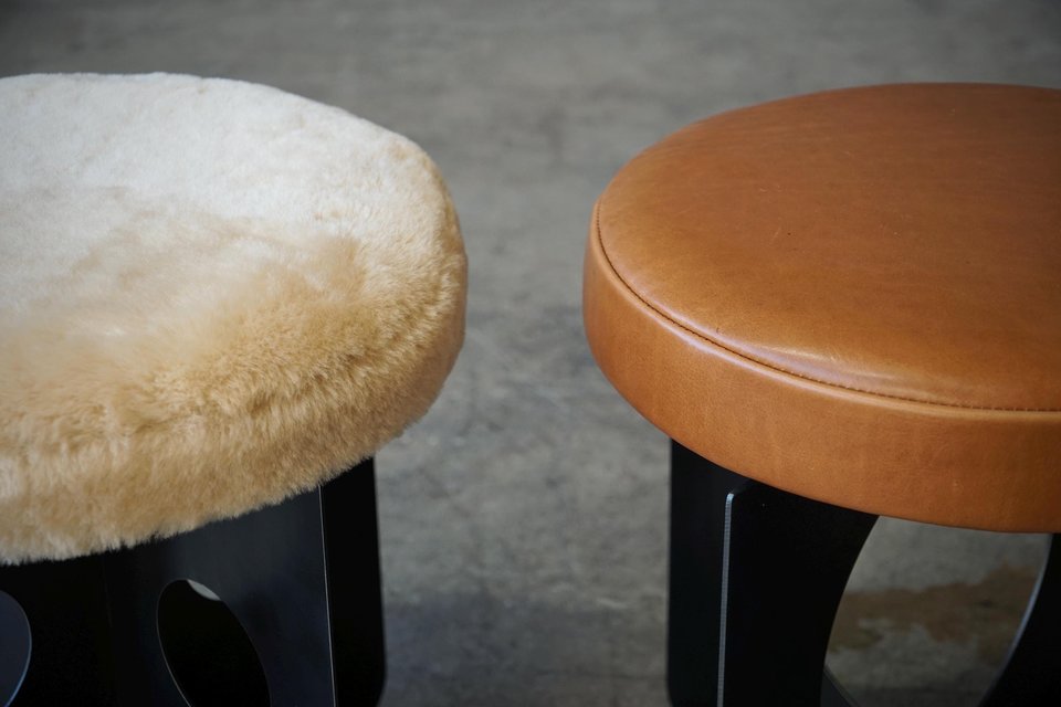 Intersect Steel Swivel Stools