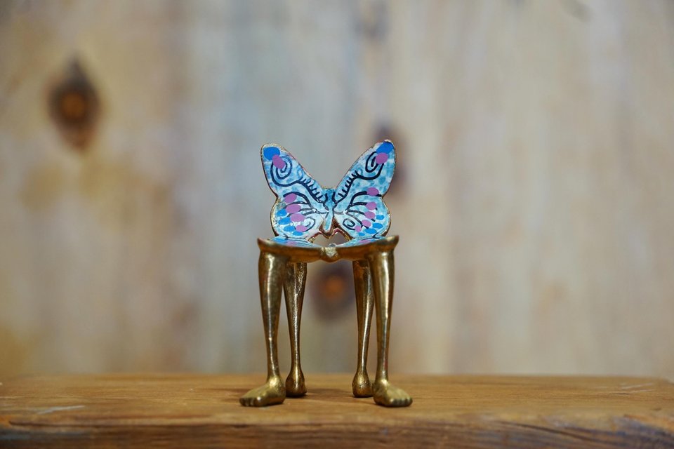 Pedro Friedeberg 'Butterfly Chair’ Sculpture