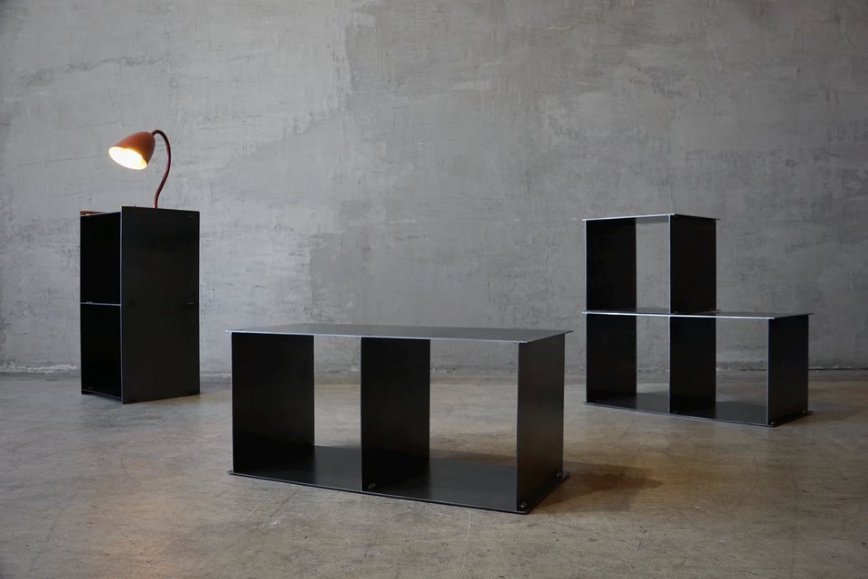 Modular Steel Cube Storage