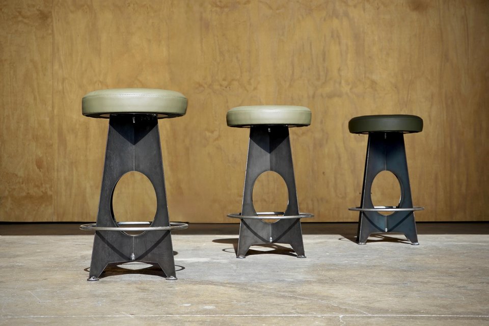 Steel 'Architect' Counter/Bar Stools