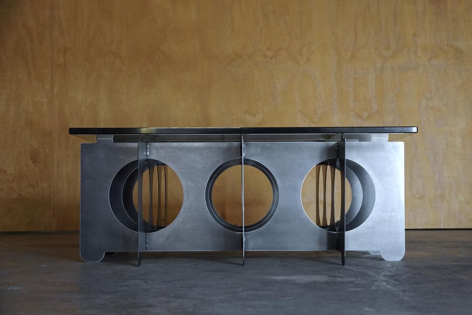 Steel ‘Grid’ Coffee Table