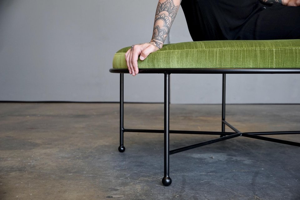 Oversized 'French' Ottomans