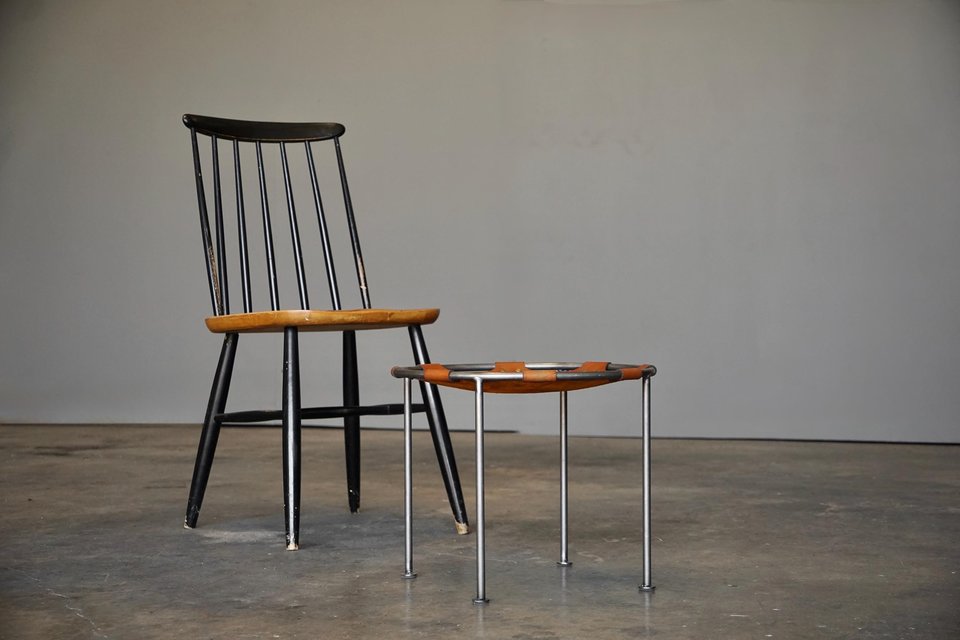 Iron & Bison Leather 'B-16' Sling Stool