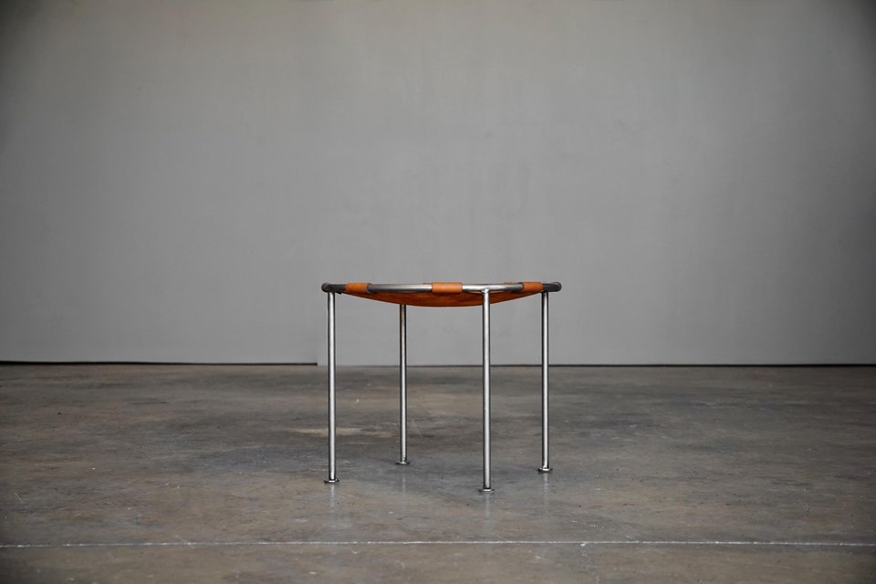Iron & Bison Leather 'B-16' Sling Stool