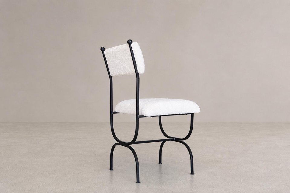 Iron Framed 'Arch' Dining or Side Chairs