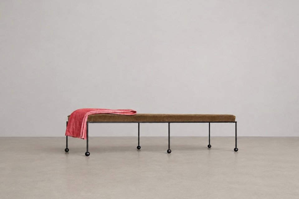 Iron Framed 'French' Bench