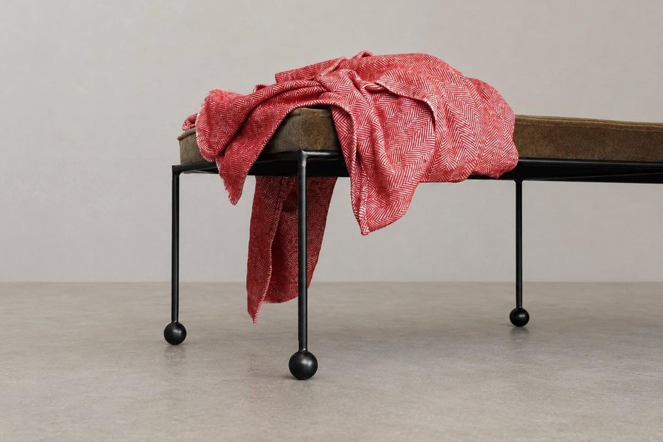 Iron Framed 'French' Bench