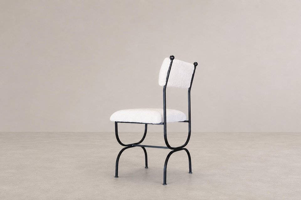 Iron Framed 'Arch' Dining or Side Chairs