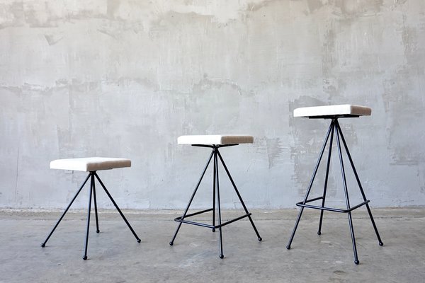 Made to Order Iron Modernist Stools.