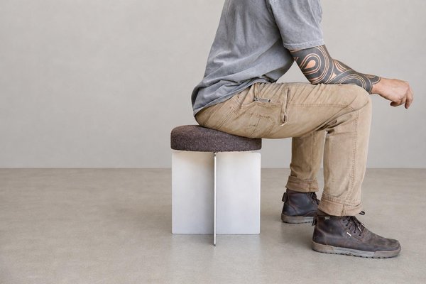 Steel 'Axis' Stools